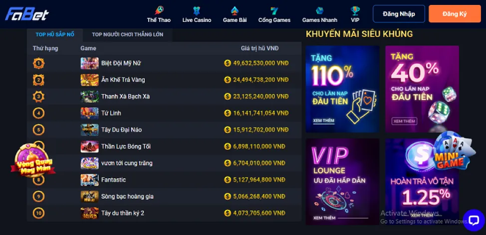 Thông báo về nền tảng Winwin Link Vào